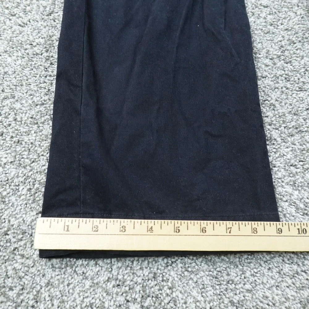 Brooks Brothers Pants Mens 40X32 Black Hudson Chino Trouser Flat Front Straight